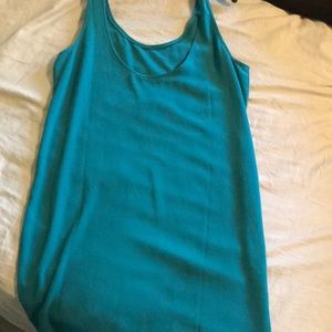 Mini cocktail dress, teal.